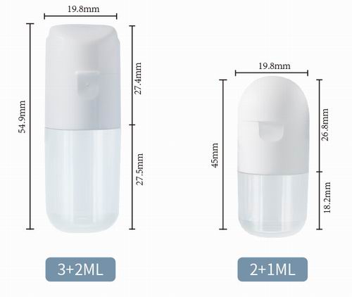 2ml disposable double compartment essence liquid vials disposable two in one vials 05